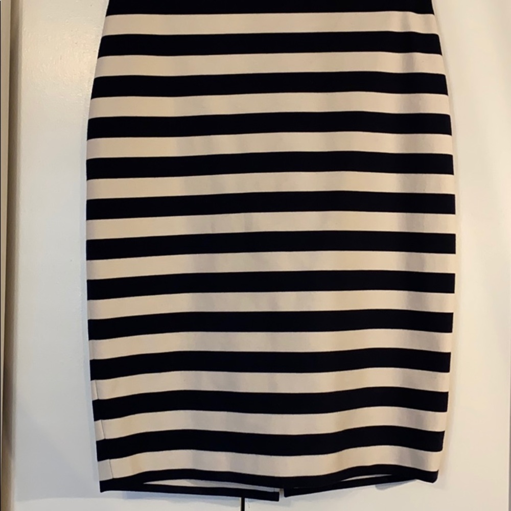 Navy + ivory skirt